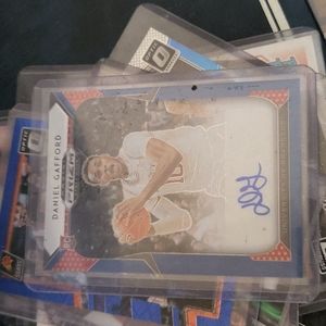 2019 prizm dp blue signature Daniel gafford Washington wizards starting center